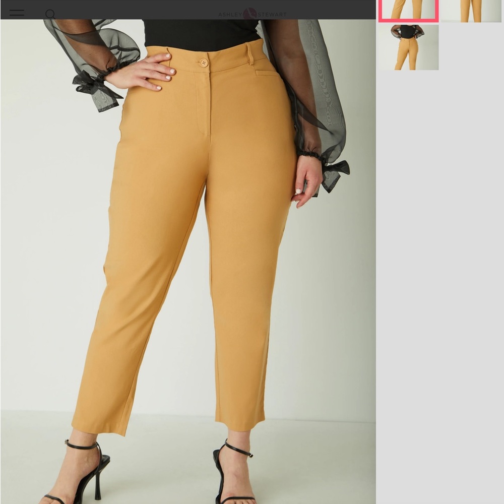 Ashley Stewart Women's Tan Pants